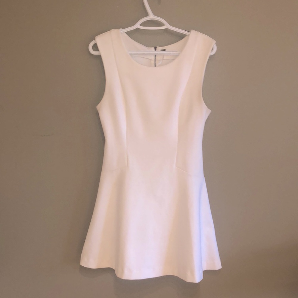 Free People white mini dress